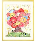 Amazon.co.jp: 絵画 インテリア おしゃれ 花 「咲きつづく日々」 額