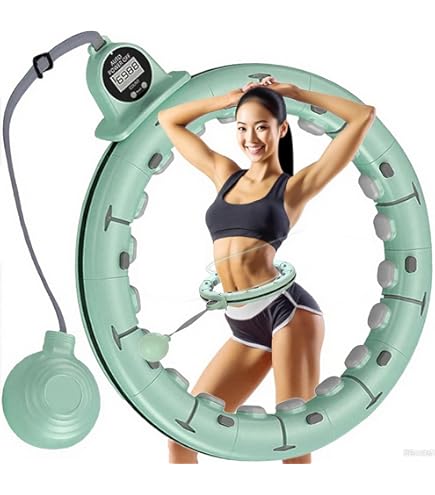 Amazon | スマートフラフープ 加重フラフープ 大人の減量のための