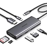UGREEN Revodok Pro 107 USB Cハブ 7-IN-1 USB ハブ 10Gbps超高速データ転送 2*USB-A 3.2+1*USB-C 3.2(10Gbps) ポート拡張 Type-C Power Delivery 100W 