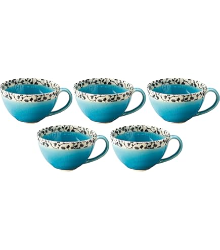 Amazon | スープカップ2個セット 美濃焼 線唐草UKスープカップ