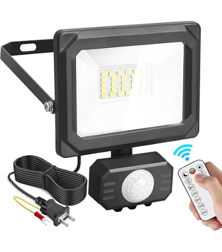 Amazon.co.jp : ANOTEK センサーライト 屋外 コンセント 防水IP66 20W