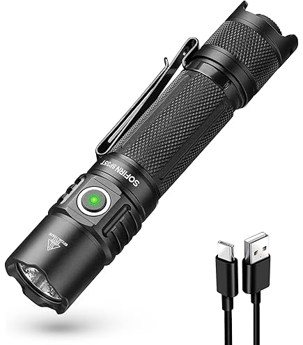 SOFIRN SP36PRO Black 懐中電灯 sofirn Flashlight High Lumens, 8000 Lumens Super Bright SP36