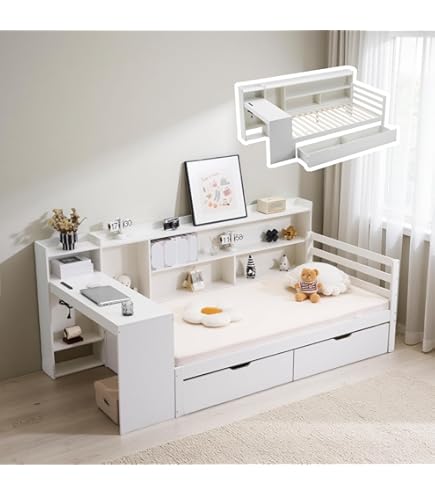 Amazon｜IKEA SMÅSTAD ロフトベッドフレーム デスク&収納付き 90x200cm