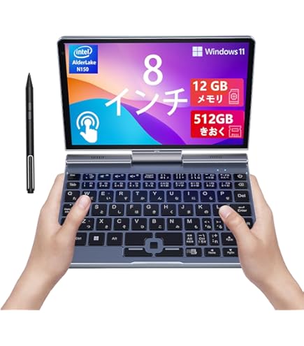 Amazon.co.jp: CHUWI MiniBook ノートパソコン8インチ 128 GB SSD