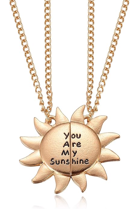 Sunshine Engraved Necklace 