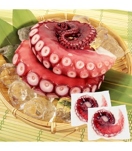 Amazon.co.jp: 岩蛸 ボイル カットタコ ( たこ ) 1kg × 10袋( 1個4-5g