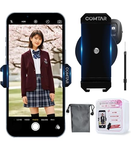 Amazon.co.jp: ZEEKK【三脚無し全身自撮り】マグネット スマホスタンド