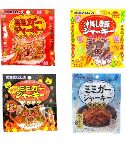 Amazon | 激辛 ミミガージャーキー23g×40P オキハム | オキハム