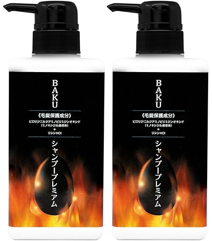 Amazon | BAKUシャンプープレミアム500ml 1本 リジン ボリューム 頭皮