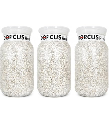 Amazon | DORCUS 菌糸ビン オオヒラ茸菌 1100cc クワガタ幼虫用
