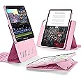 ESR iPad Pro 11" Case for M4 (2024 5th Generation) - Rotating Case with Removable Magnetic Cover - Portrait / Landscape Stand - 9 Adjustable Angles - Perfect Pencil Pro / USB-C - Shift Series - Pink