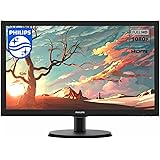 【整備済み品】フィリップス 液晶モニター 243V5 23.6インチ FHD 1920*1080 LED 液晶ディスプレイ HDMI D-SUB 60Hz PS5 Switch対応 (24インチ)