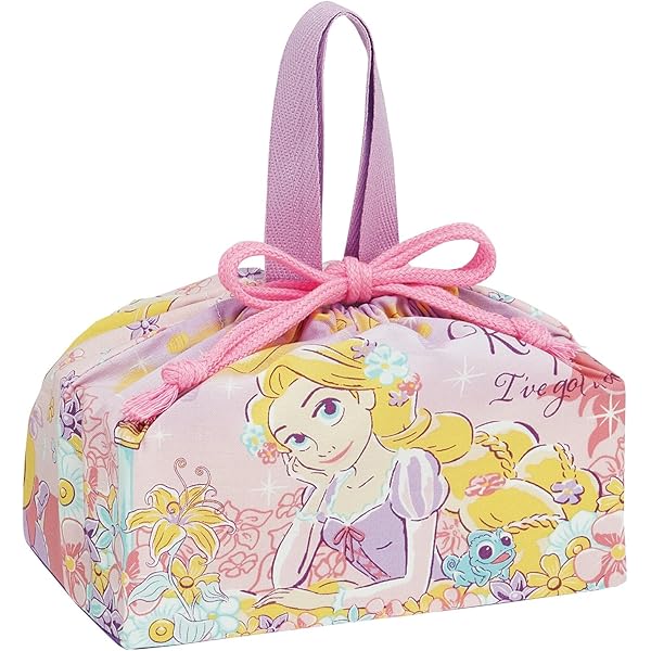 Amazon | [ディズニー] ラプンツェル マチ付き巾着 D7264LV