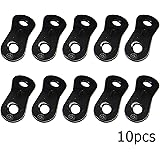 エリッゼ（ELLISSE） アルミ自在金具 10個入 ロープ径φ3.0-5.5mmまで対応 ALM-10