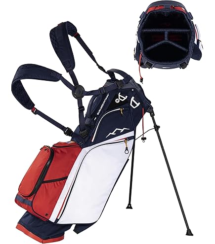 SUN MOUNTAIN スタンドバッグ ホワイト/ブラック/レッド Amazon | Sun Mountain 2022 メンズ メトロスタンドバッグ