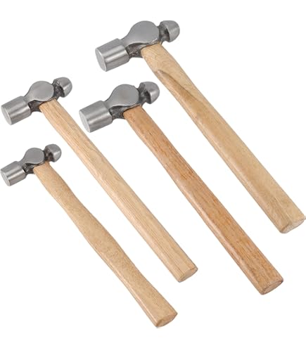Zalaxt Mini Wooden Handle Round Head Hand Hammer, Reinforced Ball Hammer, Escape Tool For Prying Nails, Woodworking & Repairing, Ball-Peen Hammers - Canada - View #10