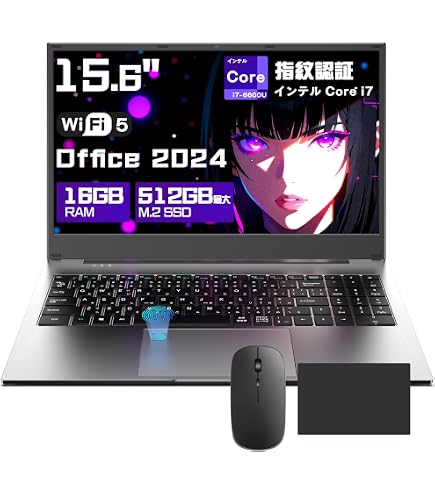 Amazon.co.jp: 15.6' CORE I5-1240Pノートパソコン DDR4 16GB RAM