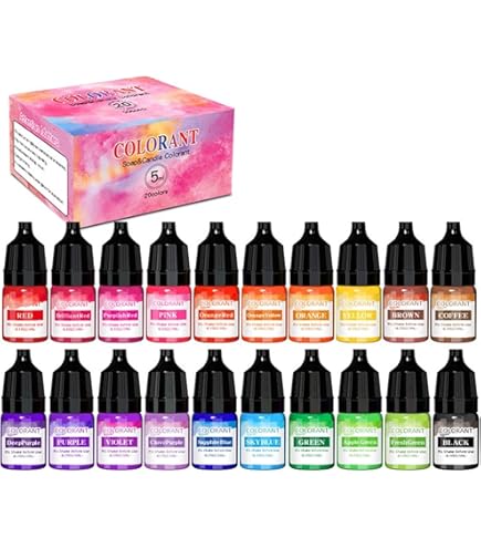 Amazon.co.jp: 韓国キャンドル 染料 28色 単品で購入可能