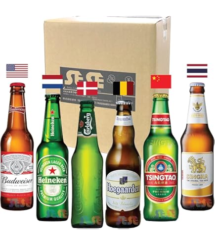 Amazon.co.jp: 【 ギフト 贈り物 】 有名輸入ビール飲み比べ6本セット