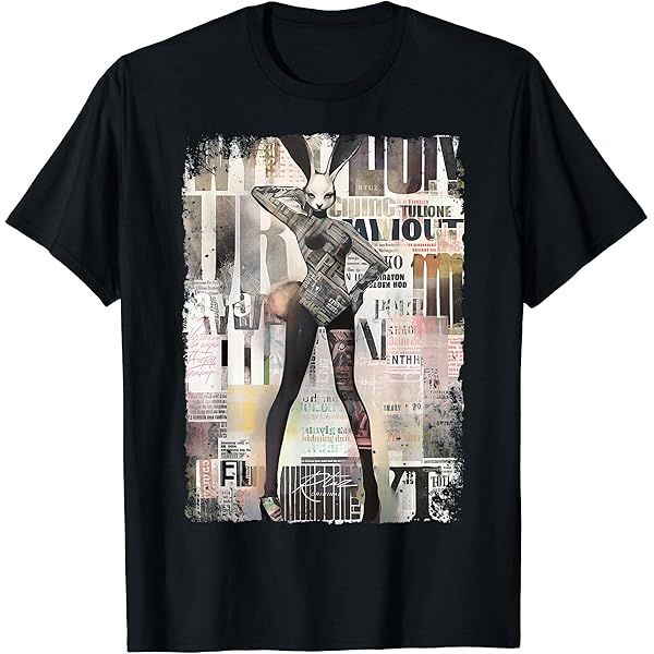 Amazon | セクシー タトゥー ガール アット ザ バー - メンズ Tシャツ