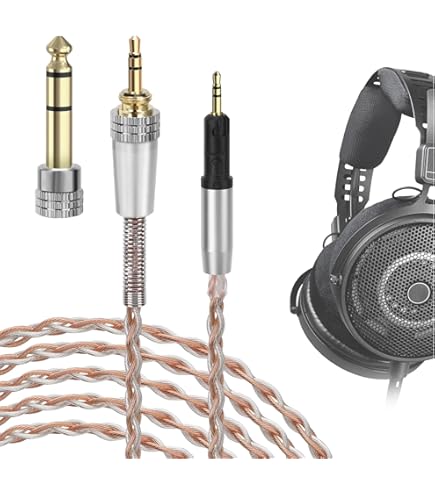 Amazon | ATH-M40x ATH-M50x ATH-M70x 対応 交換用 ヘッドホンケーブル