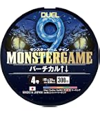 Amazon.co.jp: DUEL(デュエル)9本撚り PEライン モンスターゲーム 9