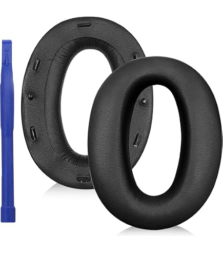 Amazon | MDR-XB1000 イヤーパッド 交換用プロテインレザー
