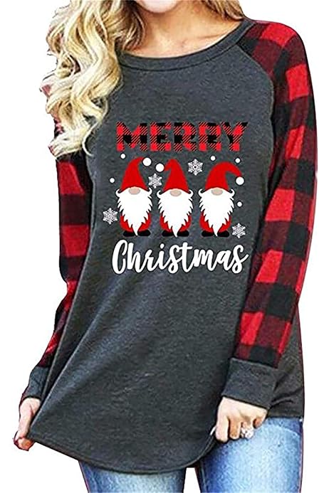 LUKYCILD Christmas Shirts for Women I 