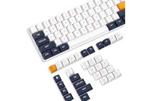 ゲーミングキーキャップ 110キーPBT セットダブルショットOEM プロファイルMX構造 Cherry/Gateron/Kailh/Otemu/Akko/Epomakeスイッチと互換性 61 キー(60%)、84/87 キー(80% TKL)、92