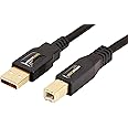 Amazonベーシック USB2.0ケーブル プリンター用 4.9m（タイプAオス - タイプBオス）ブラック