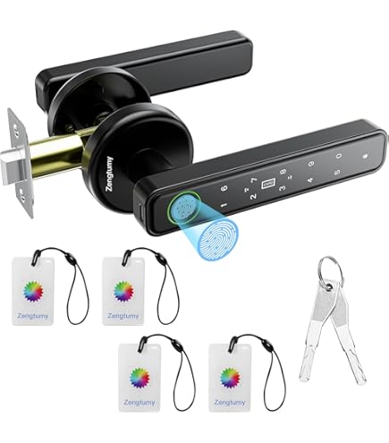 IRONZON Fingerprint Door Lock With Numeric Keypad - View #11