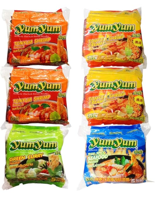 Amazon.co.jp: Yumyum Interfresh Instant Ramen, Tomyam Shrimp