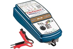 テックメイト(TecMATE)【公式】2026年新型OptiMATE充電器 オプティメイト7 セレクトバージョン２ 12V10A OE採用多数・超省エネ！車、ボート、ソーラー、RV車、産業用バッテリー用。 リン酸鉄リチウム・鉛AGM・液式・EFB・ゲル電池用充電器 強力回復充電機能・自動充電電流制御【ampmatic】搭載。※車輛側丸端子ケーブルの付属はありません(ｵﾌﾟｼｮﾝ品番O-11)。 - 1