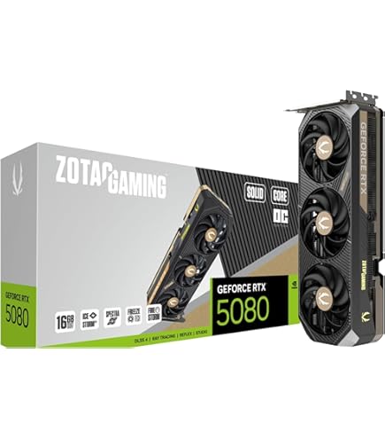 Amazon | ZOTAC GAMING GeForce RTX 5080 ソリッドコア OC。 | ZOTAC