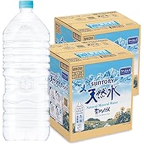 Amazon.co.jp: サントリー 天然水 ラベルレス 2L ×9本 【Amazon.co.jp