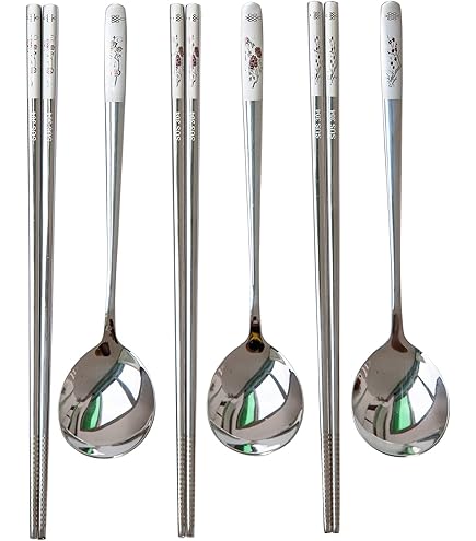 Amazon | GOLDENBELL韓国の伝統的な真鍮雲亀パターンカップルスプーン