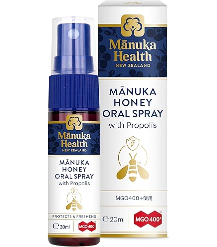 Amazon.co.jp: MGO400マヌカハニーとプロポリス のどスプレー 20ML