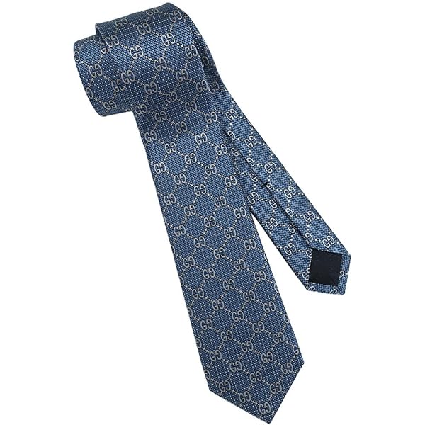 Amazon | [グッチ] ネクタイ 408865-4069 メンズ ジャガード デザイン