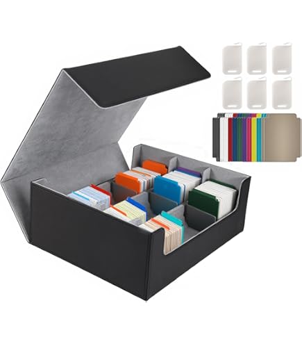 Amazon.co.jp: カードボックス 1800枚収納(3列)カードボックス