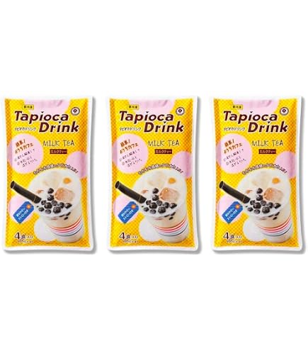 Amazon.co.jp: タピオカドリンク ミルクティー(65g×4)×2｜合計8食分