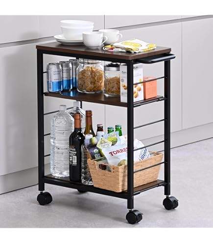 Amazon.co.jp: IKEA/イケア BROR：ワゴン85x55 cm ブラック/パイン