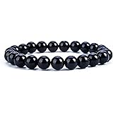 Cherry Tree Collection Gemstone Beaded Stretch Bracelet 8mm Round Beads 7"