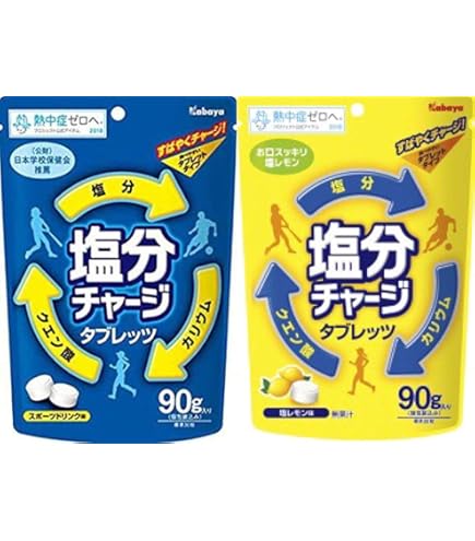 Amazon.co.jp: カバヤ食品 塩分チャージタブレッツ 90g×6袋 : ドラッグ