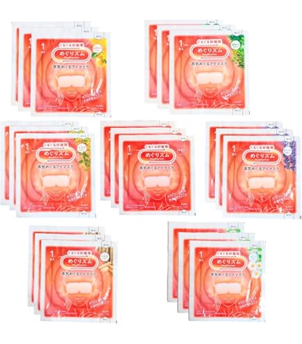 Amazon.co.jp: 【6種セット品】花王 めぐりズム 蒸気でホットアイ