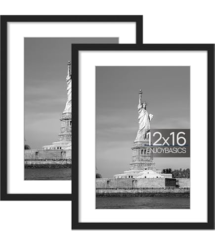 Amazon.co.jp: ENJOYBASICS 12x16インチ 写真フレーム、12x16インチの