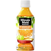 ミニッツメイド 朝の健康果実 オレンジブレンド 350mlPET×24本