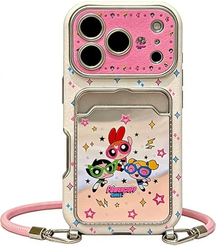 Amazon.co.jp: iPhone 17 用 ケース パワパフガールズ 漫画 ミラー付き