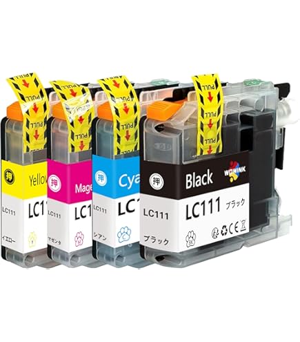 Amazon.co.jp: （まとめ） ブラザー BROTHER インクカートリッジ お