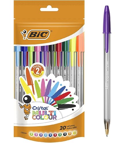 Amazon | BIC カラーキューペンセット 60本パック アソートカラー