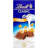 LINDT & SPRUNGLI Classic Milk Chocolate Caramel Sea Salt, Block for Everyday Enjoyment When You Need a Little Moment of Indul